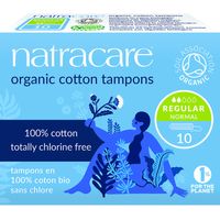Natracare Organic Cotton Regular Tampons (10)